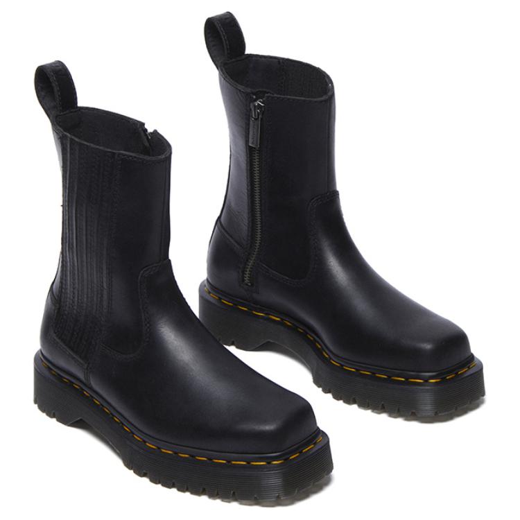 Dr. Martens Fashion Round Toe Short Boots Women boots Black 31950001