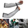 2pcs Reusable Level 5 HPPE Cut Resistant Anti-Puncture Work Protection Fingerless Arm Sleeve Cover Home Work Equipment Arm Cuff