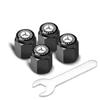 4Pcs Car Tire Valve caps Emblem metal Cap Case For Mercedes Benz B/C/E/S Class A Class C200L GLC GLE CLA accessories Car Styling CD2