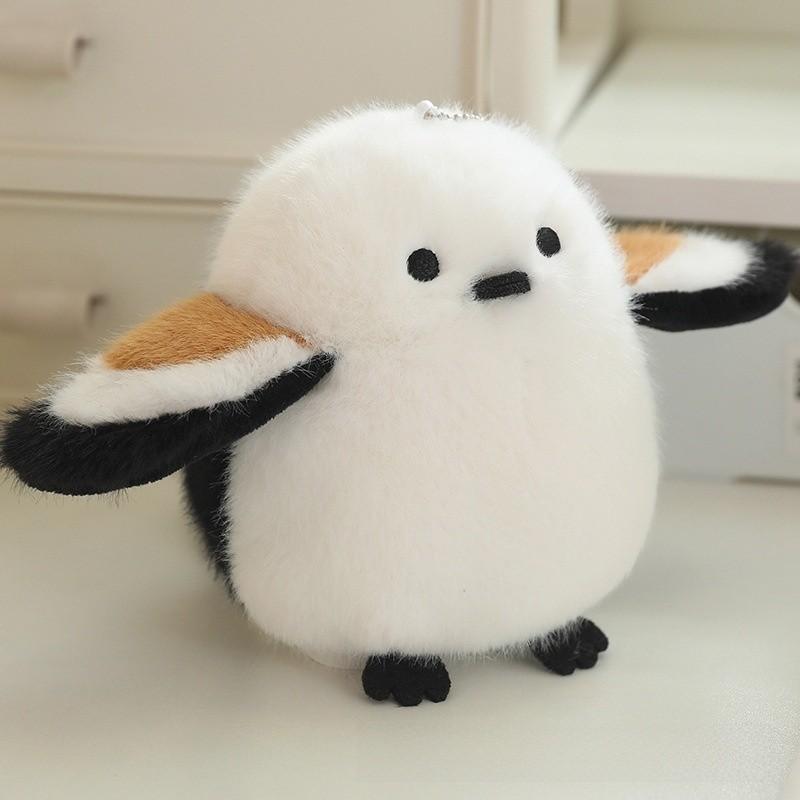 Parrot Crow Kingfisher Cute Bird Plush Toy Magnet Shoulder Play Home Decor Doll