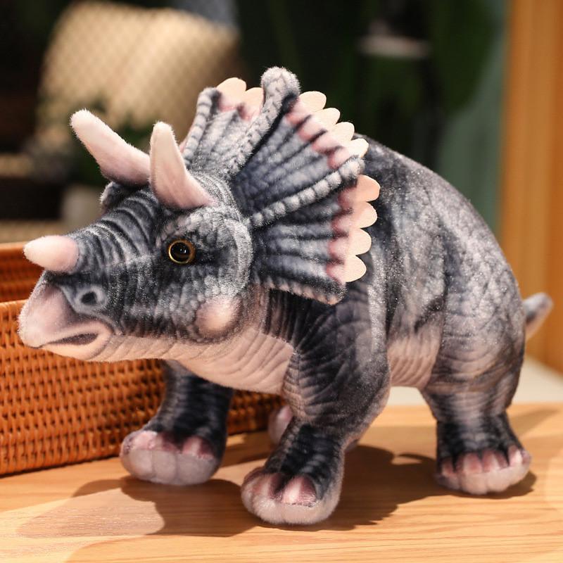 

Plush Triceratops Dinosaur Toy Stuffed Animal Doll Cute Decoration Kids Gift 32cm