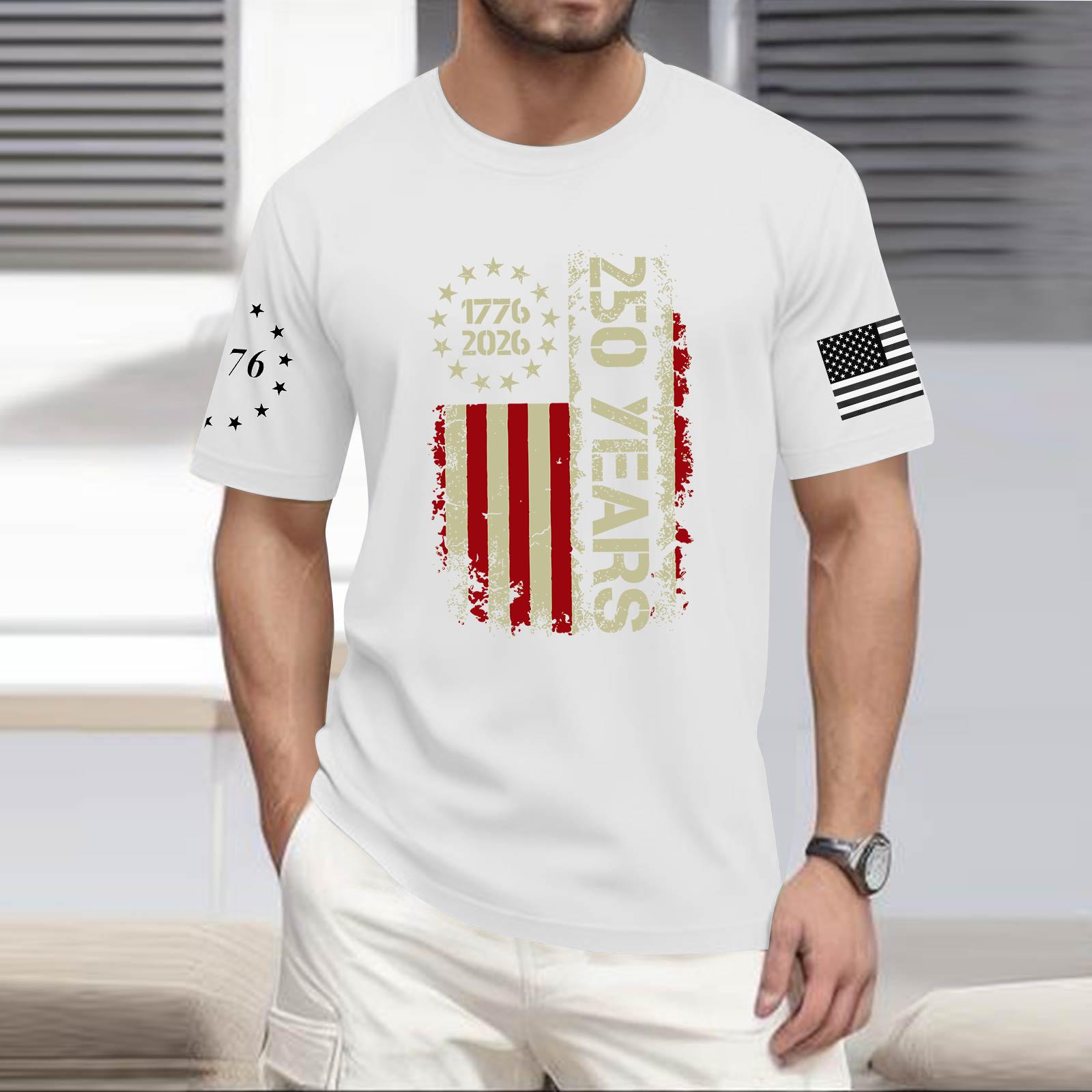 

Men s Casual Round Neck Lightweight Short-Sleeve Top XL білий