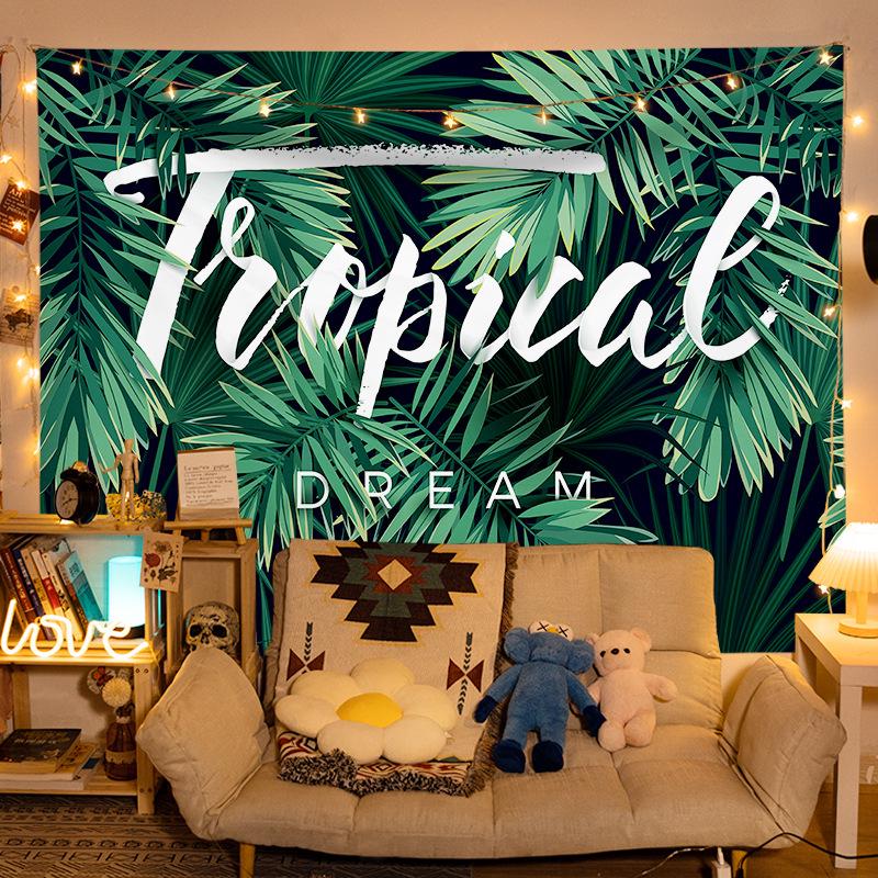 INS Style Bedroom & Dormitory Wall Hanging Cloth – Canvas Poster Decor