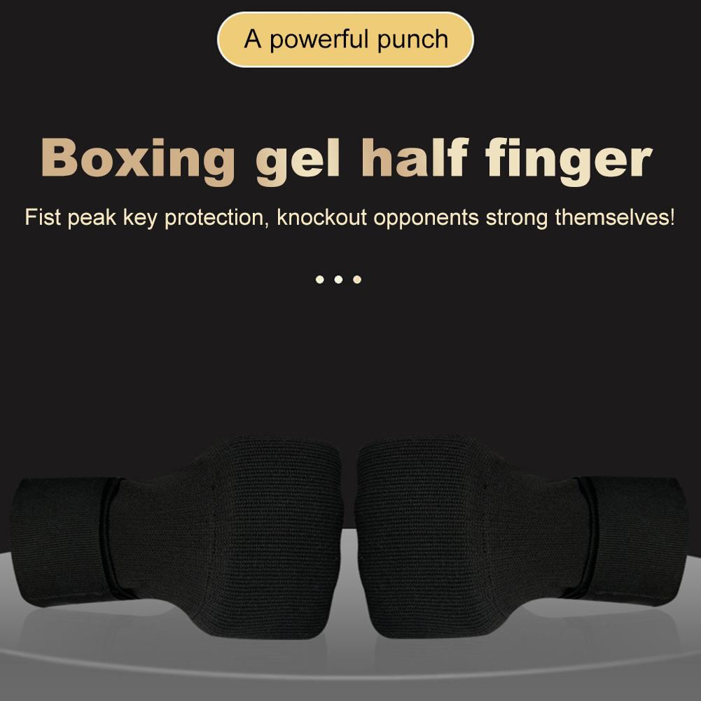 Gel Boxing Gloves Half Finger Boxing Hand Wrap Inner Gloves Fist Hand Protection Gloves Boxing Training Accessories