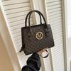 Trend texture simple fashion letter handbag new shoulder crossbody casual small square bag