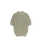 Beulaunyadeu Knit Polo Shirt, Vintage Khaki