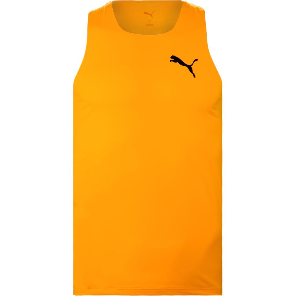 Puma SS25 Athletic Competition Quick-Dry Breathable Marathon Running Sleeveless Vest Men Tops Yellow 527985-38