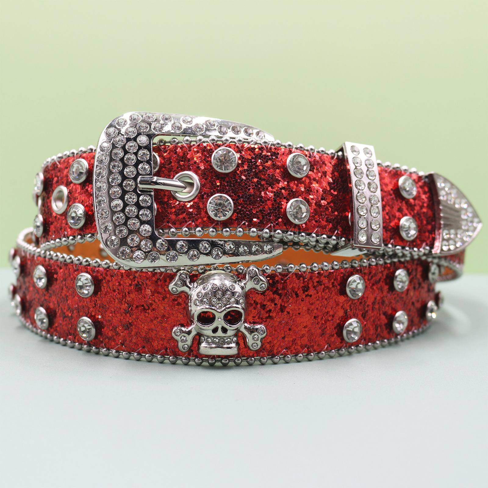 

Панк-ремень в европейском и американском стиле, инкрустированный стразами, в стиле горячей девушки, рок-мода, мужской и женский ремень 105cm