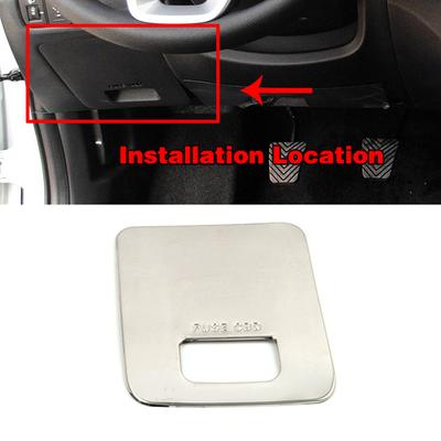 For Hyundai Creta IX25 2016-2018 Driver Side Glove Storage Box Adjust Switch Button Cover Trim Stainless Steel Interior