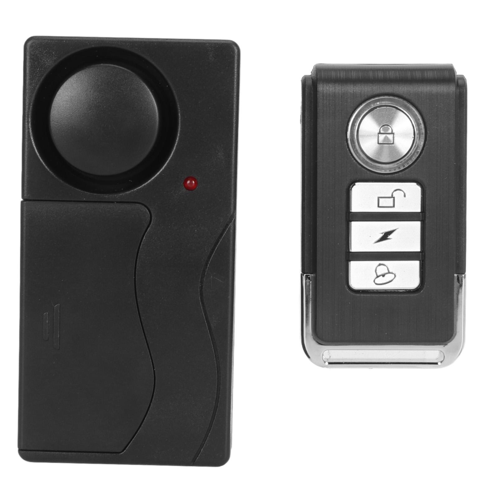 

Беспроводная вибрационная сигнализация 108 дБ супер громкая 4 режима беспроводная велосипедная сигнализация с дистанционным управлением для двери