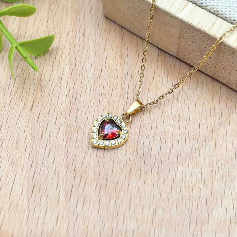 Elegant Women's T-Shaped Titanium Steel Necklace - Light Luxury Style Clavicle Jewelry