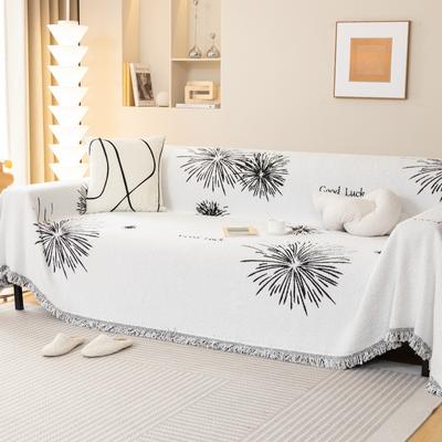 Ręcznik na sofę z szenili Prosty pokrowiec na sofę Tkanina Cztery pory roku Uniwersalny pokrowiec na sofę Odporny na zarysowania Można prać w pralce