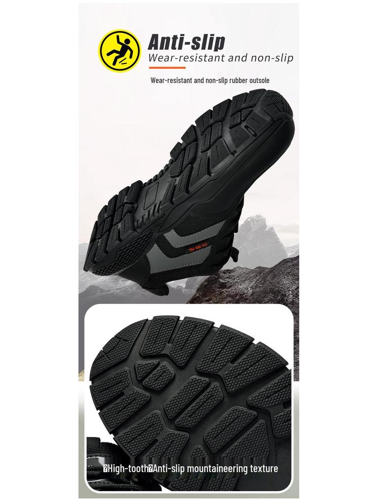 Anti-Static Dustproof Steel Toe Safety Shoes - Non-Slip, Anti-Smash, Anti-Puncture Work Footwear