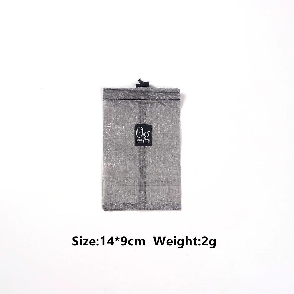 

2g/3g/4g Ultra-light Tactical Durable Waterproof Drawstring Storage Bag Outdoor Camping Hiking Coin Card Headlights Pouch