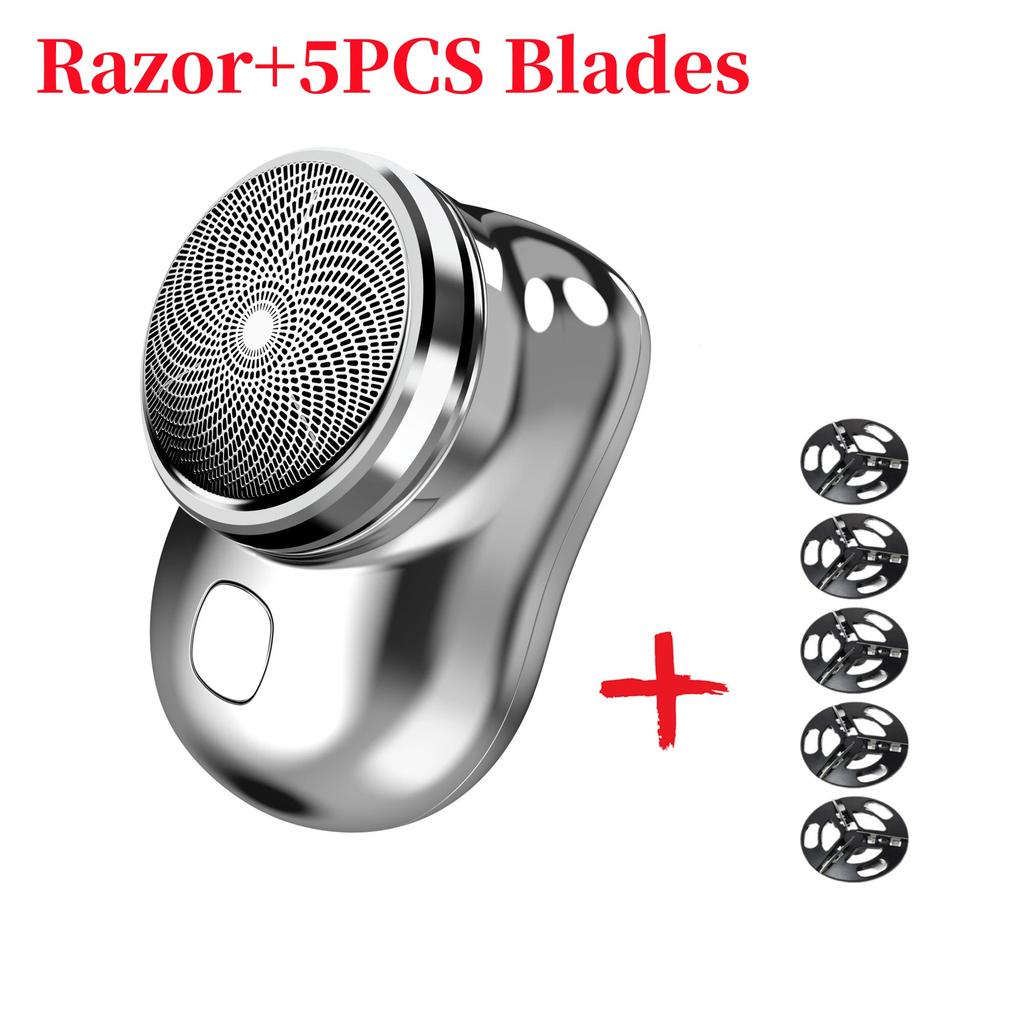 Mini-Golarka Przenośna Golarka Elektryczna Ładowana przez Type-c Golarka Elektryczna Ładowanie Szybkie Type-c Golarka Kieszonkowa Na Mokro i Sucho Bezbolesne Golenie