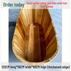Wooden Adult Bathtub Bucket – Full Body Steaming Shower Basin