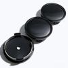 4pcs No Logo Black/Silver Emblem Car Wheel Center Caps 75MM 70MM Wheels Hub Cap Rim Hubcaps Dust Cover Replace Car Accessories