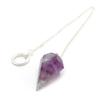 Rainbow Fluorite Natural Power Stone Pendulum, Fluorite, Dowsing, Stone, Healing, Hooch, Pendulum,