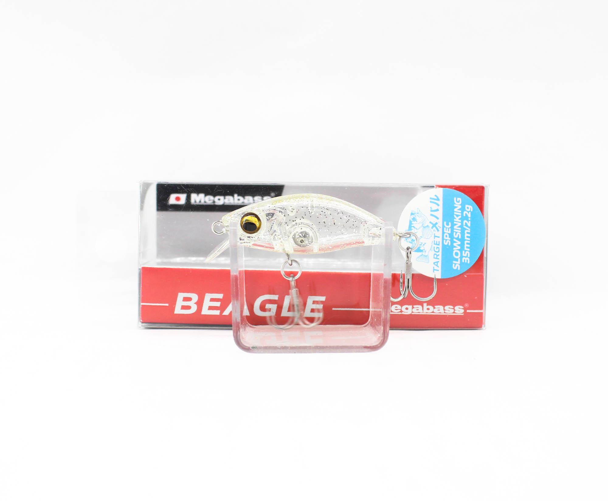 

Тонущая приманка Megabass Beagle SS, прозрачная серебряная песочница (0065)
