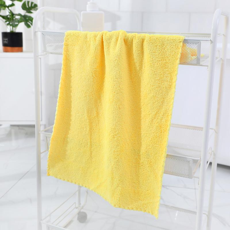 Coral Fleece Bath Towel Super Absorbent Soft Fluffy Lint Free For Bathroom Gym Travel Home Use