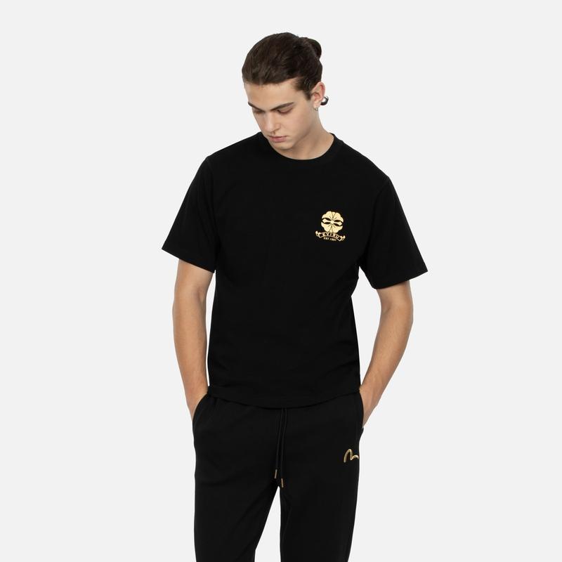 Evisu Short Sleeved T Shirts Men's 2EAHTM4TS7071XXCT