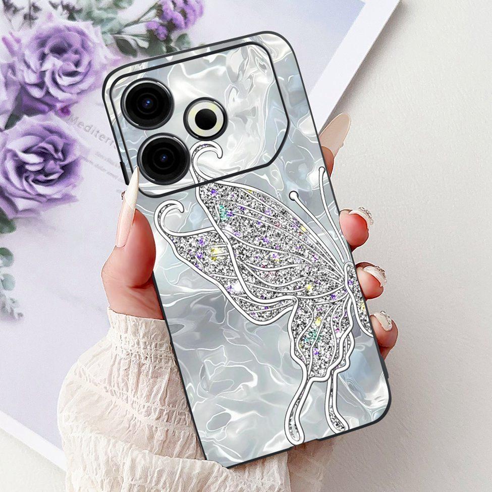 For Tecno Pova 6 Neo 4G Case Cover Luxury Butterfly Love Fashion Flowers Cool Lion Painted Phone Case For Techno Pova 6 Neo 4G