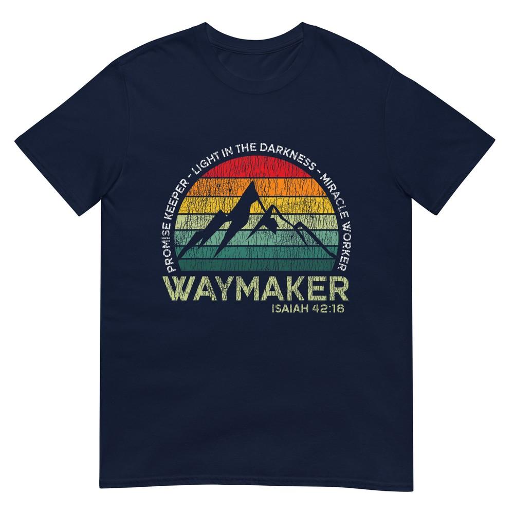 Vintage Waymaker Promise Keeper Miracle Worker Christian TShirt S