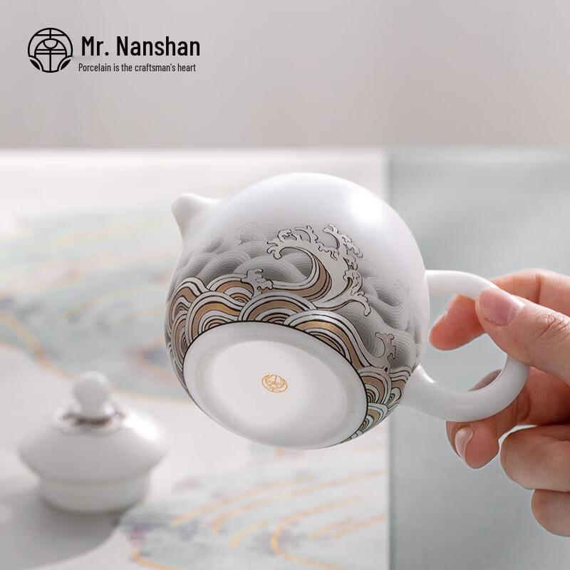 Nanshan Mr. Kung Fu Ceramic Dragon Egg Teapot