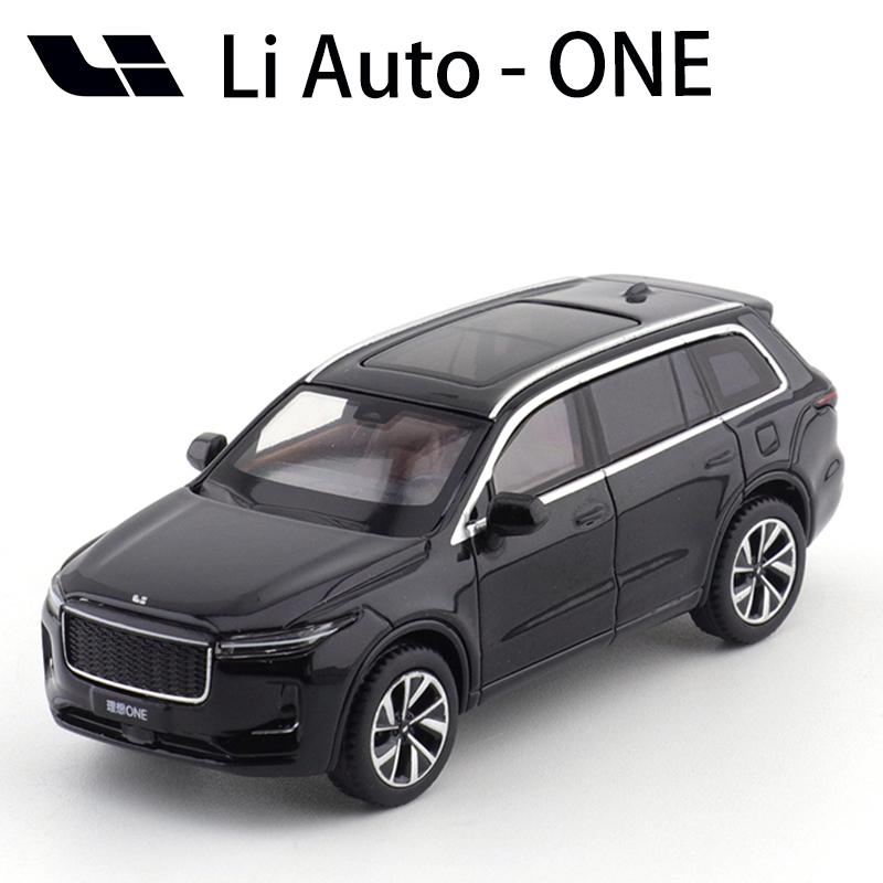Li Auto Mega L6 L7 L8 L9 1/64 Car Alloy Motor Vehicle Diecast Metal Model Kids Toys For Boys Friends Gifts Collect Ornaments
