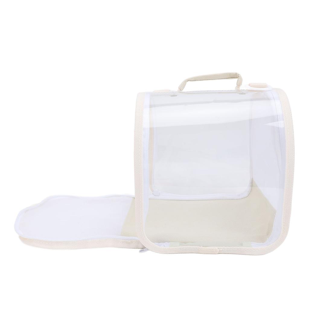 Transparent Observation Mesh Cage Multifunctional Portable Folding Critter Cage Terrarium Beige