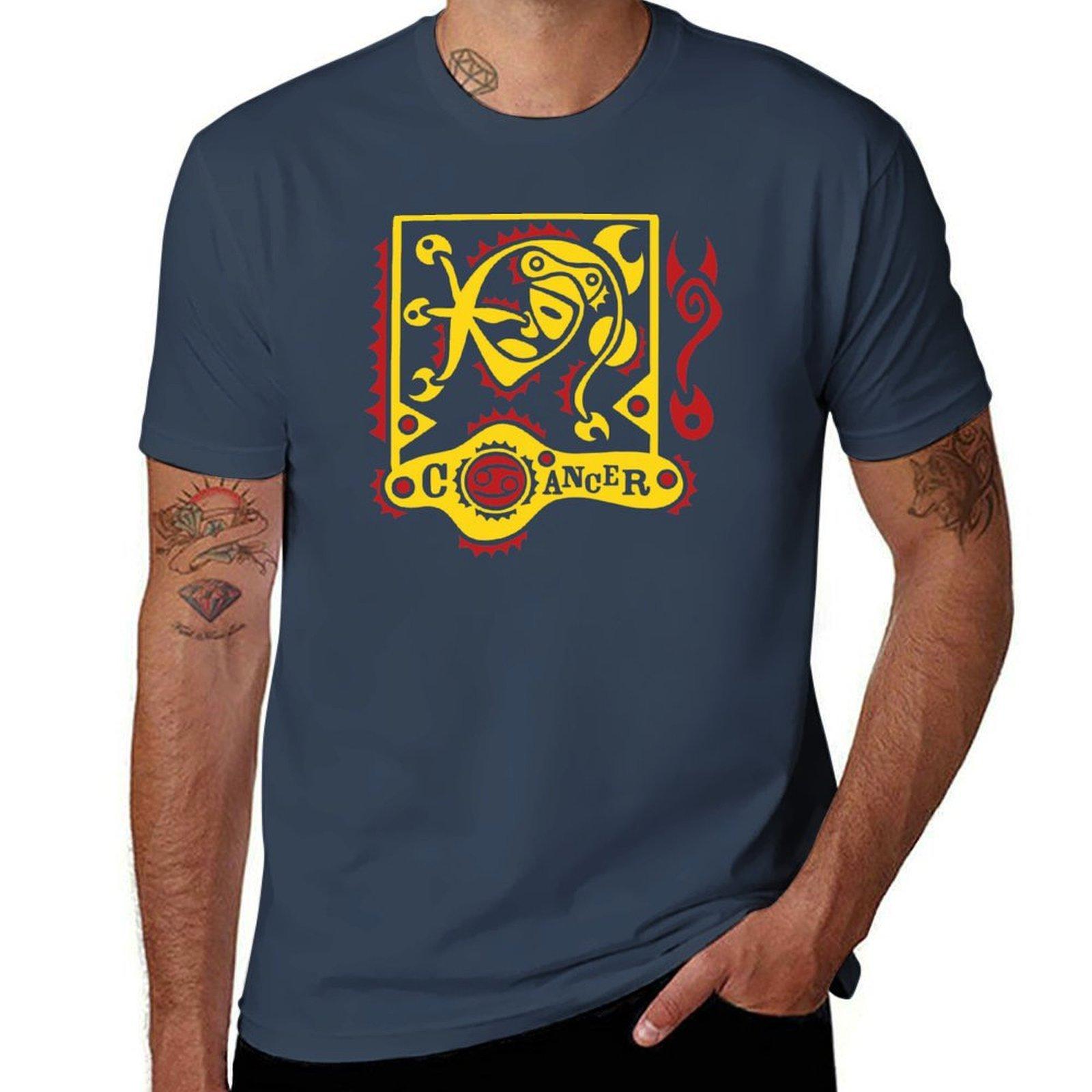 New Cancer Zodiac TShirt Breathable Sportswear TShirt for Men S