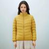 Women's new national standard 90 down simple down solid color women's stand-up collar women's clothing light down jacket women