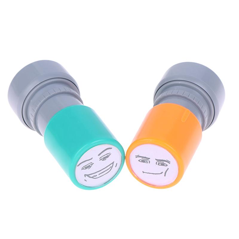 Characters Funny Expressions Photosensitive Seal Peripheral Handbook Stamp Interesting Anime Action Series Children Toys