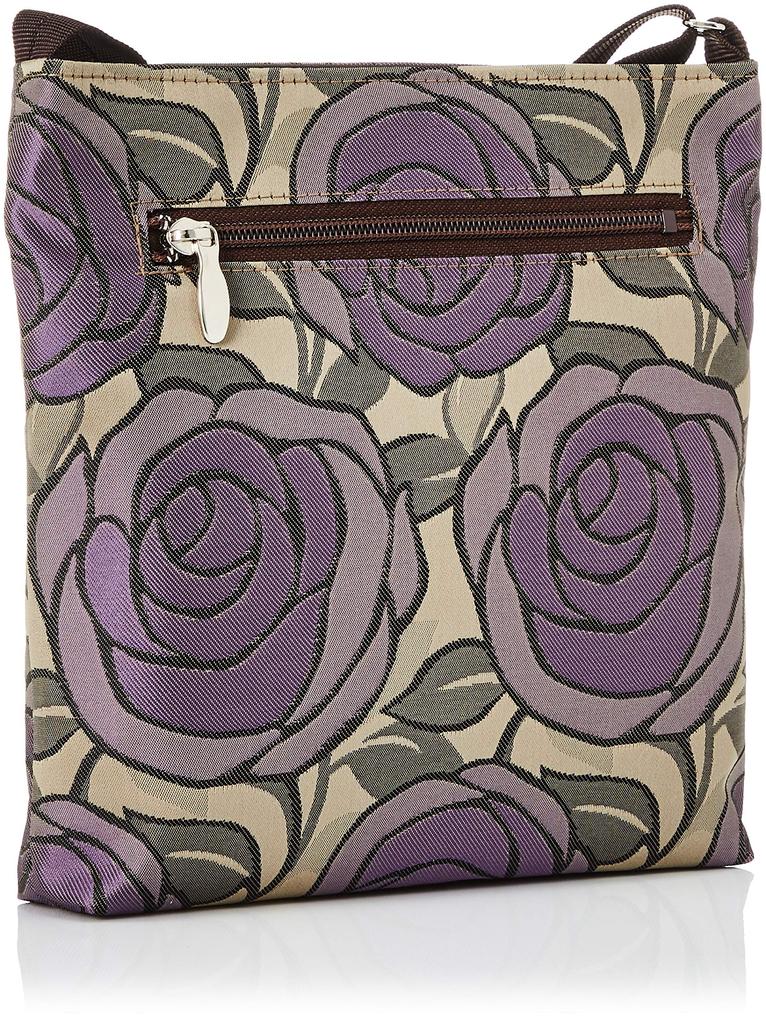 Bianco-Shoulder Pochette, Women's, Beige and Purple