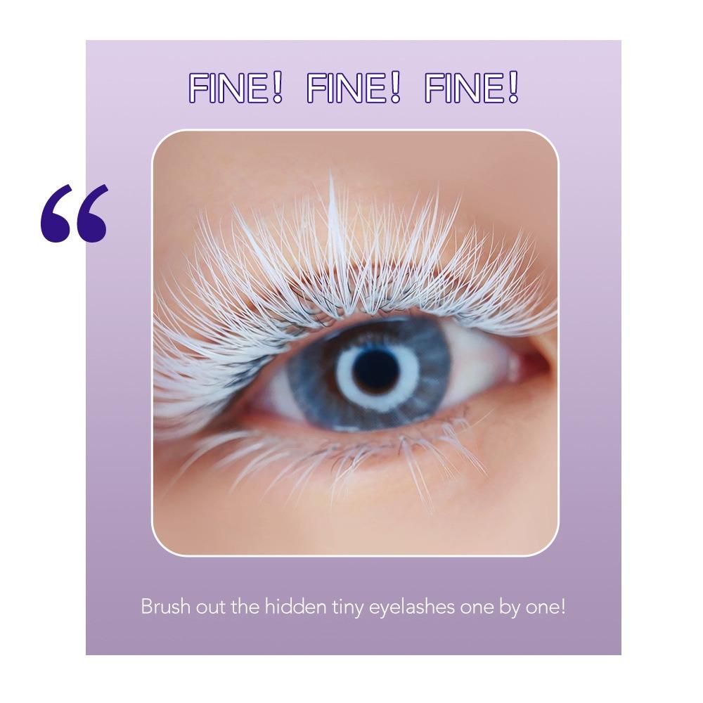 Nature Curling et mise en forme Base blanche imperméable pour les yeux noire Pas facile à appliquer Base de maquillage