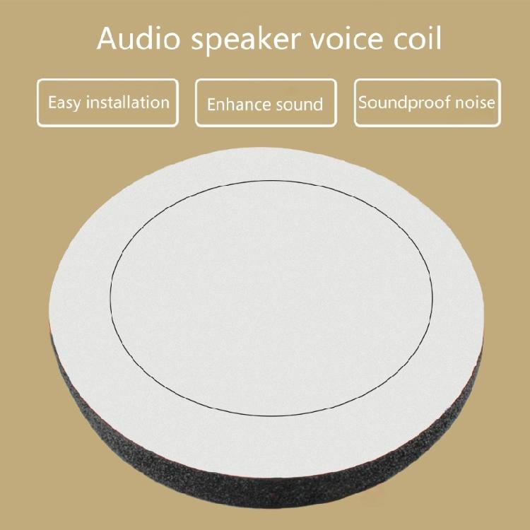 6.5" Car Door Speaker Low  Sound Roll  Sealing Insulation rings  Foams Woofer Pad