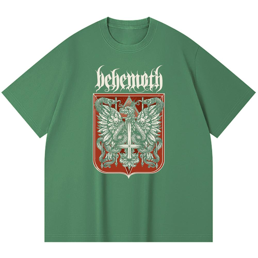 230 g/m² 100% Baumwolle Heavy Metal T-Shirt Rockband Beliebte Musik Druck Unisex Schweres Baumwoll-T-Shirt