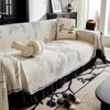Funda Sofa Home Chenille Fishbone Pattern Sofa Mats Throw Blanket  All-season Camping Picnic Blanket Cover Sofa Cover