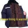 Winter Plus Velvet Thickened Work Jacket - Warm, Reflective, and Dirt-Resistant Cotton Jacket for Men and Women