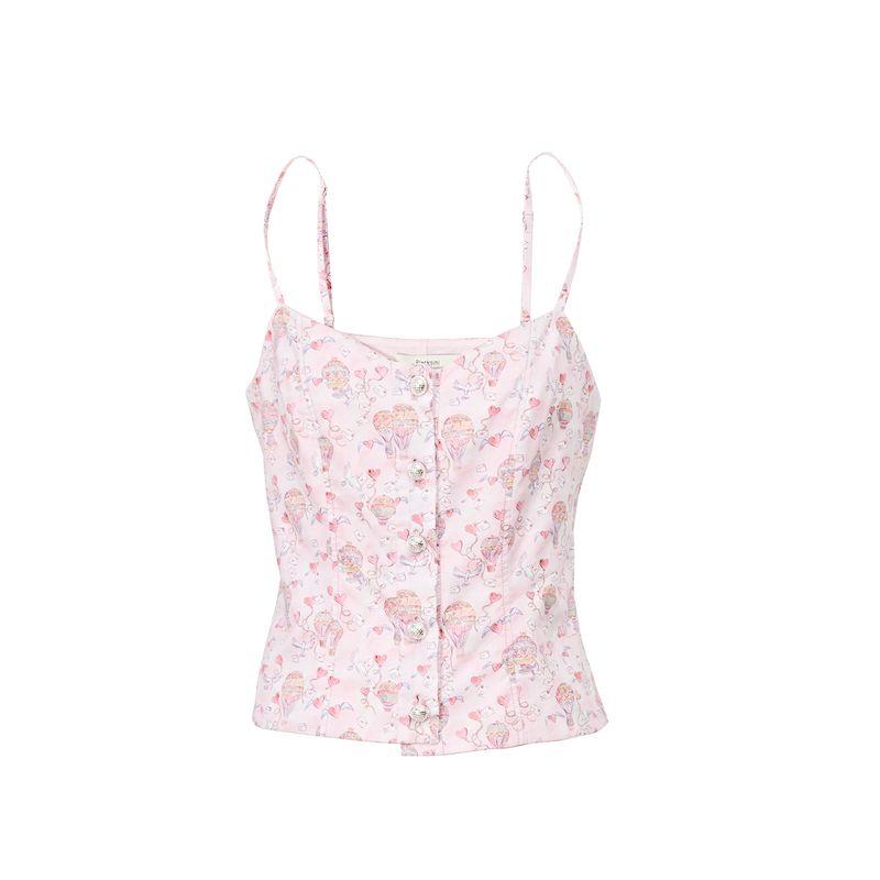 

Blacknini s Fourth Anniversary Love Goes Far British Liberty Long-Staple Cotton Mercerized Printing Pollen Sling Pants Sling (brand: LIBERTY) XS