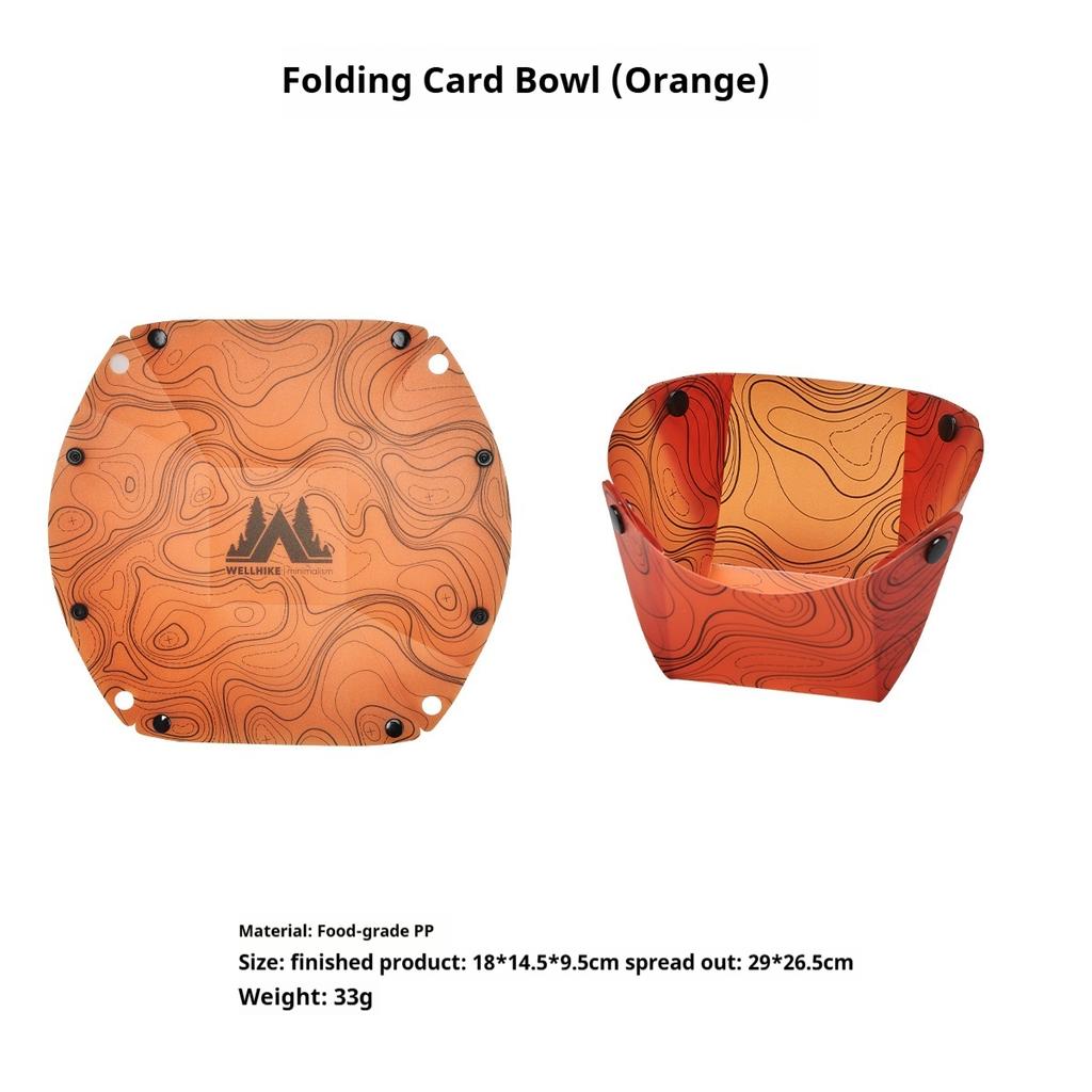WeeHike Ultralight Portable Foldable Multi Purpose Outdoor Tableware Set Bowl Plate Coffee Filter Funnel Water Cup For Camping