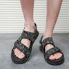 Fashion Summer Fashion Men Sandals Men Flat Heel Casual Comfortable High-quality Beach Shoes Men Business Office Sandals Sizes 39-47