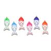 5pcs Stainless Steel Enamel Garrupa Dot Fish Cute Charms for DIY Earrings Making Jewelry Necklace Women Kids Bracelet Pendants
