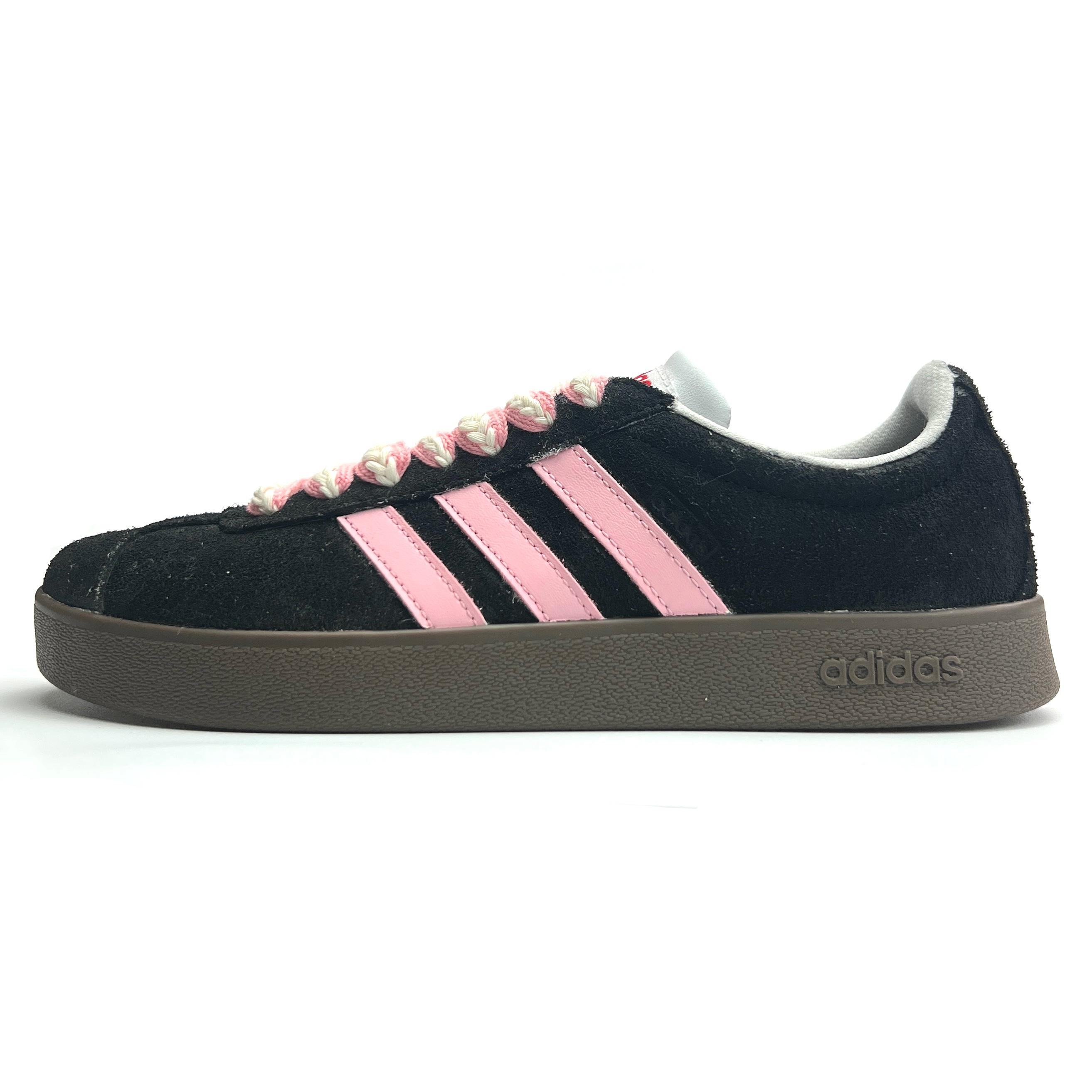 

Adidas VL COURT 2.0 Slip Resistant Abrasion Resistant Low top Skateboard Shoes Unisex Pink JS3003(Team801-) 36⅔