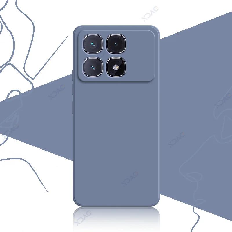 Luxury Case Covers for Redmi K70 K70E Pro Plus Ultra 5G Phone Armor RedmiK70Pro K70Ultra Soft Square Liquid Bags Shield