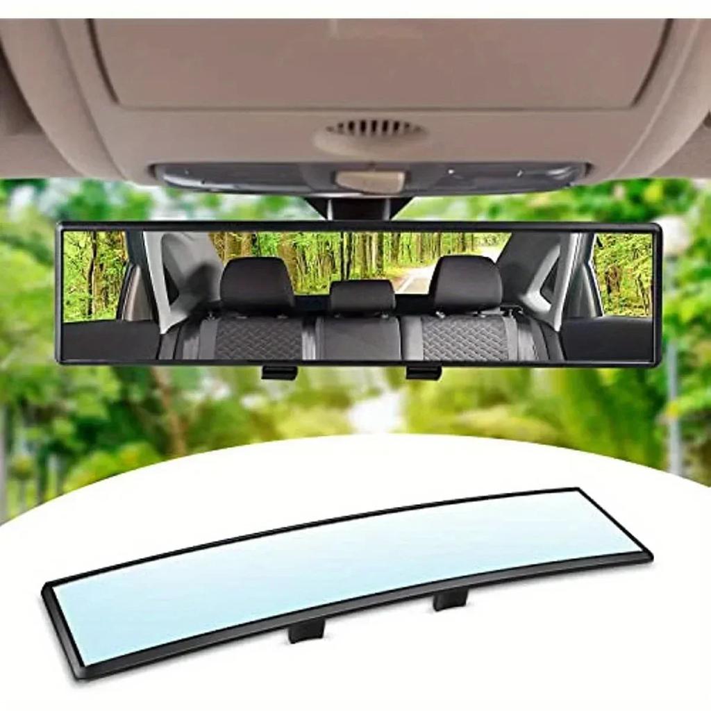 Car Baby Mirrors Interior Rear View Mirror Wide Angle Convex Rearview Mirror Anti Glare Large Vision Panoramic Auxiliary Monitor