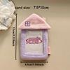 Cute Small House Plush Photo Album with Pretty Butterfly for 3 Inch Photo Card Kpop Idol Card Binder Kawaii Girls Gift Wholesale