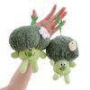 Bonito muñeco de peluche de brócoli y verduras, juguete de peluche suave de coliflor, regalo para niños