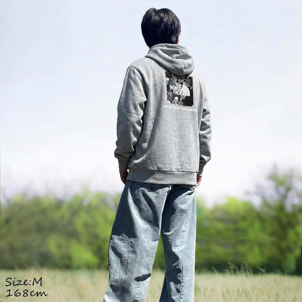 North Back Scatola Grande Pile Evolution Scatola Lancio Riempimento TNF Grigio Pallido Taglia L [The Face] Felpa da Uomo, Stampa, Logo, Foderata, Felpa con Cappuccio, Melange, [Usato]