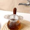 Patterned Ear Handles Environmentally Friendly Stainless Steel Durable Fine Filter Family Tea Strainer Filter